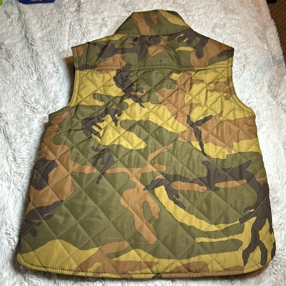 Crewcut Boys Camo Zip Vest Size 4/5-EUC - Picture 4 of 5